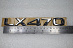Надпись LX 470