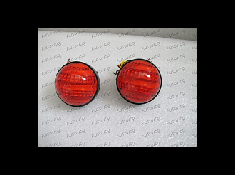 Стопы дополнительные Fortuner / Noah красные , круглые