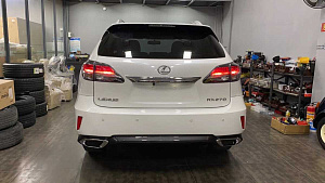 Тюнинг для Бампер задний RX 350 / RX 270 / RX 450H 2010 - 2015 в стиль 2016 +