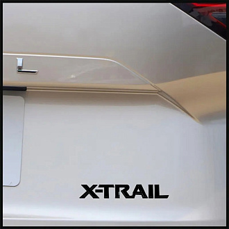 Надпись X-trail , чёрная