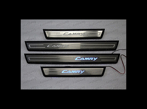 Тюнинг для Накладки Camry V50 / V55 на пороги дверей , стиль 3