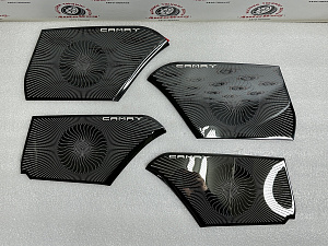 Тюнинг для Накладки Camry V70 , на динамики дверей , тёмный хром 