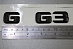 Надпись SG63 , чёрная