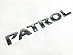 Надпись Patrol , на заднюю дверь , хром
