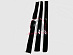 Молдинги дверей Prado 150 / GX 460 дизайн GX 460 черные