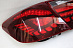 Стопы Camry V50 2012 - 2014 красные , динамические 