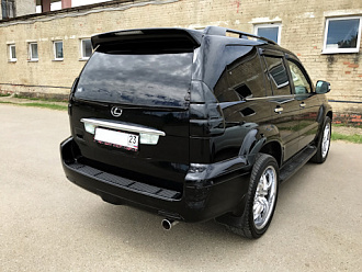 Спойлер Prado 120 / GX 470 под низ стекла , черный