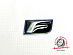 Эмблема F-Sport хром , синяя 