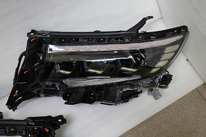 Тюнинг для Фары Prado 150 2018 +, дизайн Lexus , стиль 2