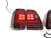 Стопы Land Cruiser 100 диодные, дымчатые, стиль 2