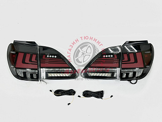 Стопы RX 300 / Harrier 10 стиль 2020+, красные