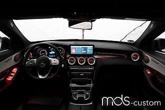 Подсветка салона Mercedes C-Class W205
