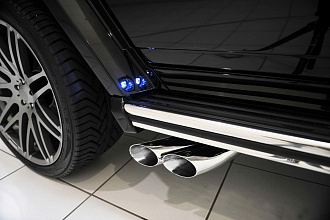 Насадки глушителя Mercedes G-class W463 .G65. G63 , серебро
