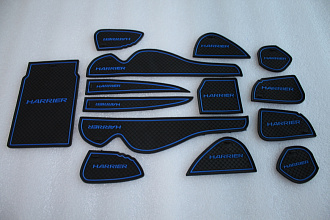 Коврики в ниши и кармашки Harrier 60 , синяя окантовка 