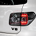 Шильдики V8 ( Patrol ) , чёрные на заднюю дверь