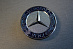 Эмблема Mercedes W204 на капот синяя 