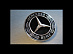 Эмблема Mercedes на капот чёрная 