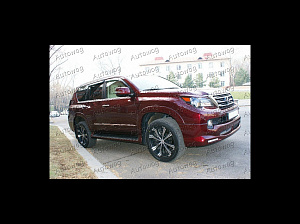 Тюнинг для Губа передняя GX 460 J-Sport 2008 - 2011 с диодами