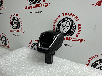 Ручка Highlander 2019+ / RAV 50 чёрный лак + чёрная кожа