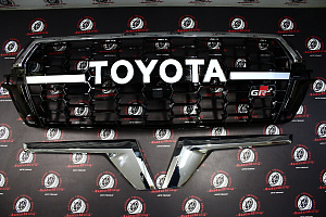 Тюнинг для Решетка Land Cruiser 200 2016 +, дизайн LC 300 GR, хром