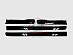 Молдинги дверей Prado 150 / GX 460 дизайн GX 460 черные