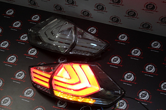 Стопы X-Trail 32 2014+ , дымчатые