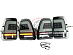 Стопы Land Cruiser 100 дизайн Land Cruiser 300 , дымчатые