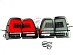 Стопы Land Cruiser 100 дизайн Land Cruiser 300 , дымчатые