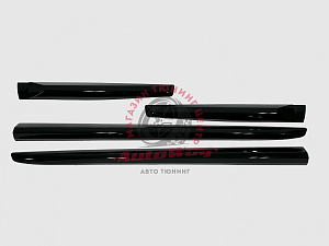 Тюнинг для Молдинги дверей Prado 150 стиль 2018 , чёрные 