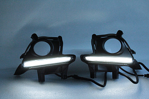 Тюнинг для Ходовые огни Highlander 2014 +, под туманки 