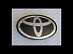 Эмблема Land Cruiser 200 2016 + / Hilux Revo черная, стеклянная