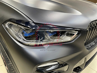 Ресницы фар BMW X5 G05 , 2019-2023 , чёрные