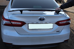 Тюнинг для Спойлер Camry V70 на багажник дизайн KenStyle , чёрный со стопом