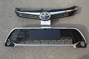 Тюнинг для Решетки Camry V55 2015 +, дизайн 2017 EXCLUSIVE ( комплект 2 штуки )