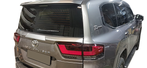 Тюнинг для Спойлер Land Cruiser 300 Modellista под стекло задней двери, чёрный