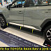 Молдинги дверей Rav 50 2019 +, сталь