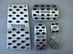Тюнинг для Накладки Camry V50 / Camry V40 / Tundra / Highlander на педали , металл
