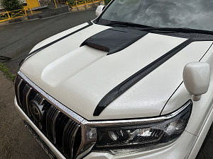 Тюнинг для Накладки на капот Prado 150 2018 +, Black Edition