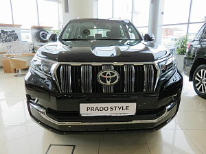 Тюнинг для Губа передняя Prado 150 2018 +, Executive Lounge дизайн 2020 +, чёрная