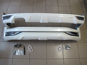 Тюнинг для Обвес на Land Cruiser 200 2016 +, Modellista белый перламутр