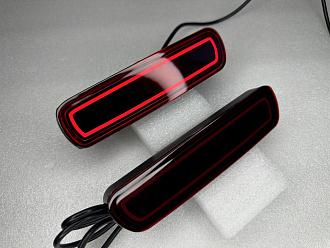 Стопы дополнительные Land Cruiser 100 / LX 470 неоновые , красные (катафот)