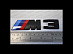 Надпись M3 чёрная