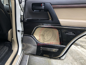 Тюнинг для Накладки Land Cruiser 200 внутрь двери на верх , карбон