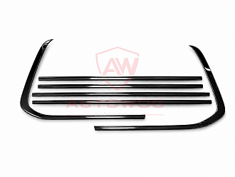 Отсечка окон Land Cruiser 200 дизайн LX , 3D черный