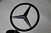 Эмблема Mercedes-Benz значок на капот (звезда) , чёрная