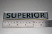 Надпись SUPERIOR 