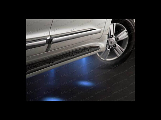 Подсветка порогов Land Cruiser 200 Platinum Edition