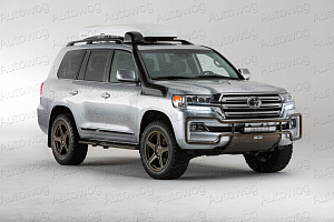 Тюнинг для Защита переднего бампера Land Cruiser 200 2016 +, дизайн TRD