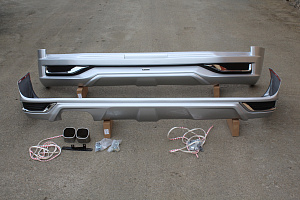 Тюнинг для Обвес на Land Cruiser 200 2016 +, Modellista серебро (1F7)