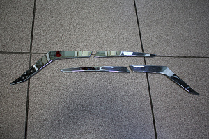 Тюнинг для Накладки Camry V70 2018 +, под стопами , дизайн Modellista , хром